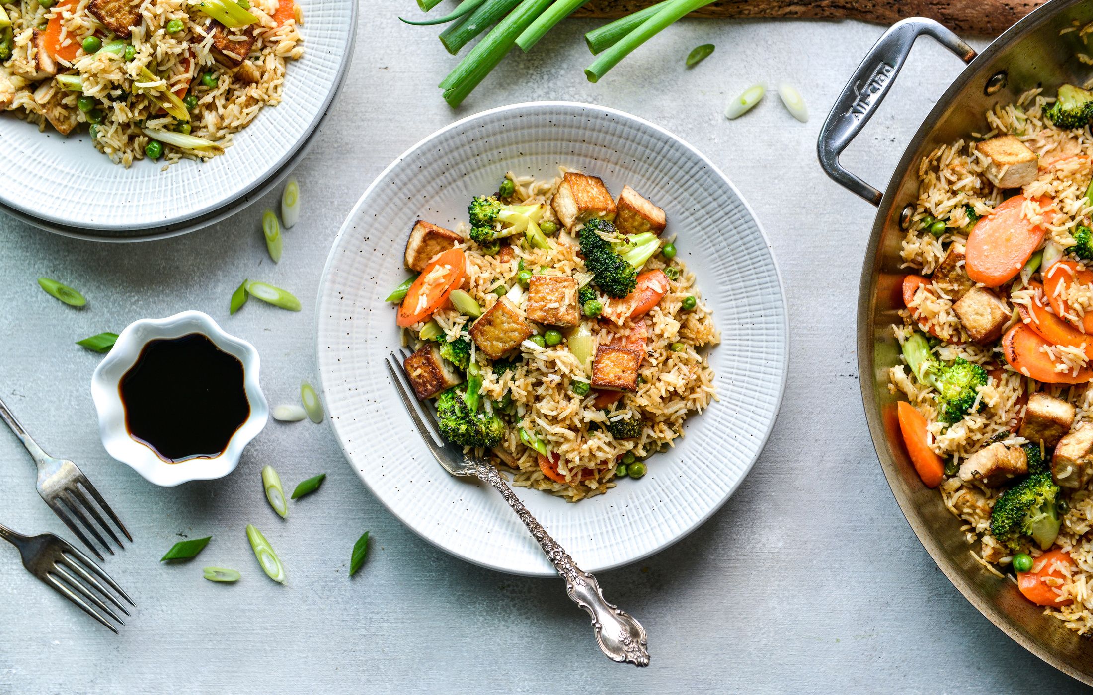Tofu-Vegetable Fried Rice | Nourishing Meals®